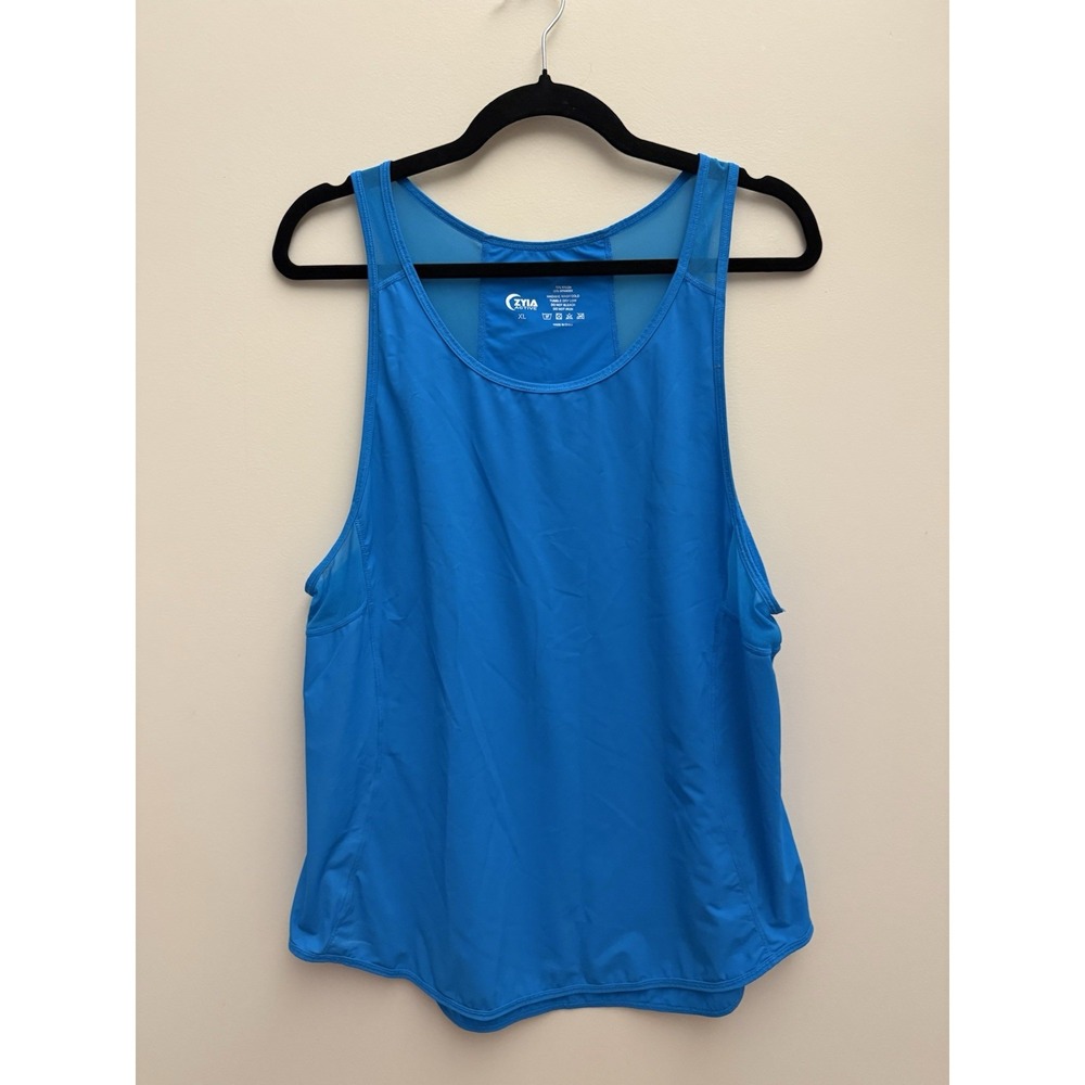 Zyia Active Top‎ Womens XL Blue Athletic Performance Tank Athleisure Running